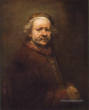 Autoportrait 1669 Rembrandt Peinture à l'huile